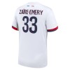 Conjunto (Camiseta+Pantalón Corto) Paris Saint-Germain Zaire Emery 33 Segunda Equipación 2024-25 - Niño